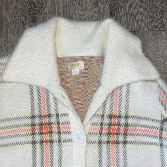 MAEVE by ANTHROPOLOGIE Chunky Knit Eyelash Cardigan Sweater Coat Size small - Picture 3 of 10
